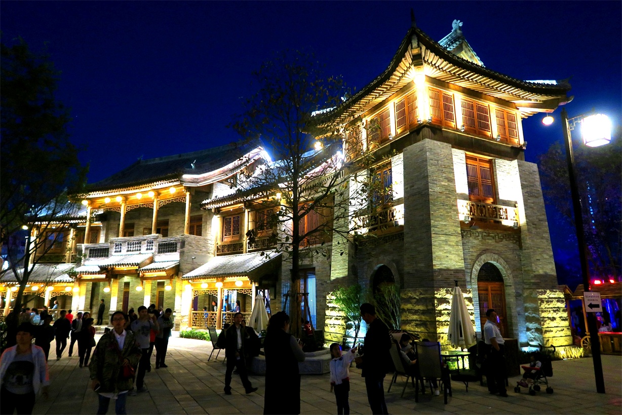 洛邑古城夜色美景随拍之二 - 洛阳牡丹花会